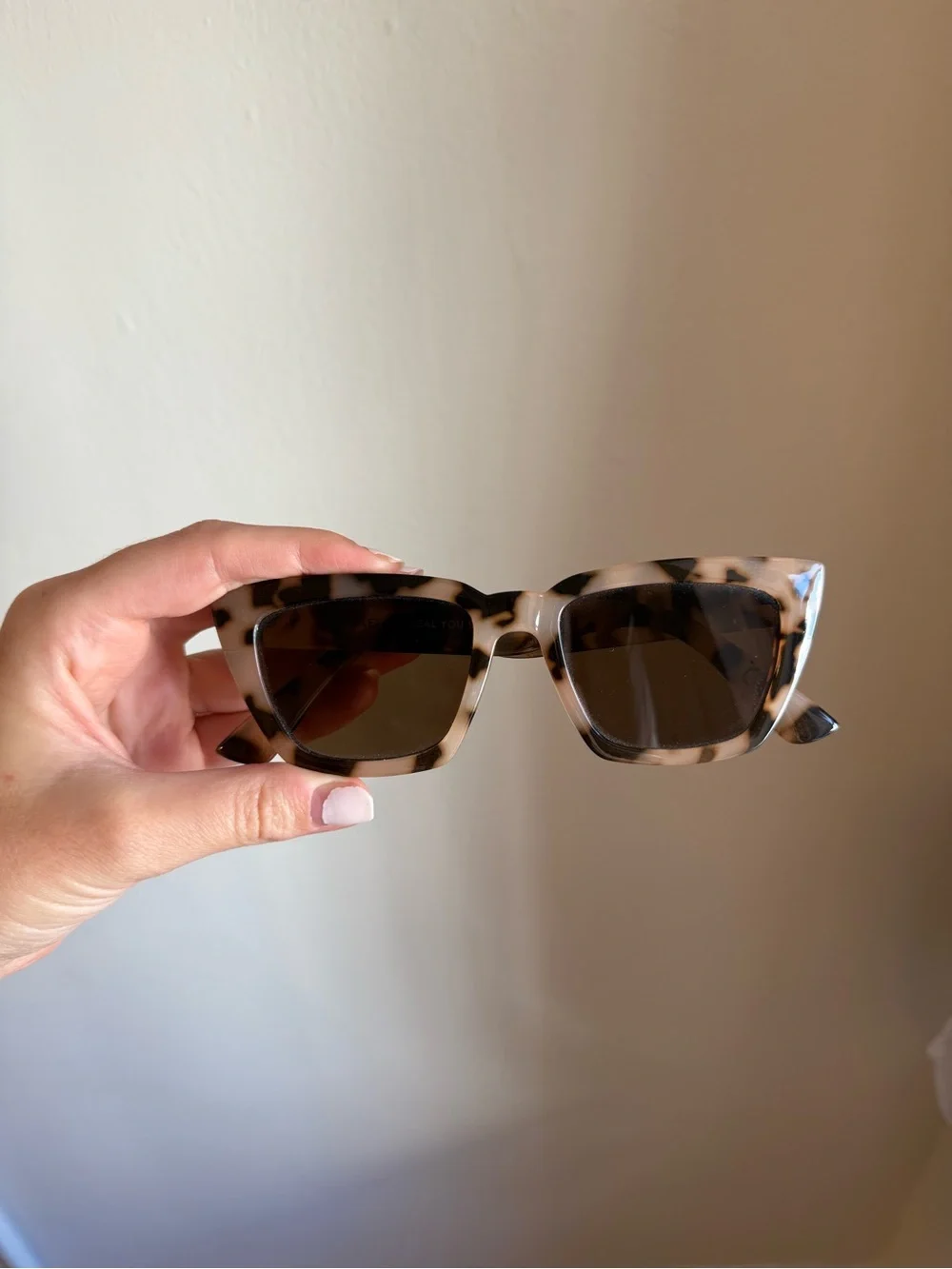 aerie Tortoise Cat-Eye Sunglasses - Brown/Beige